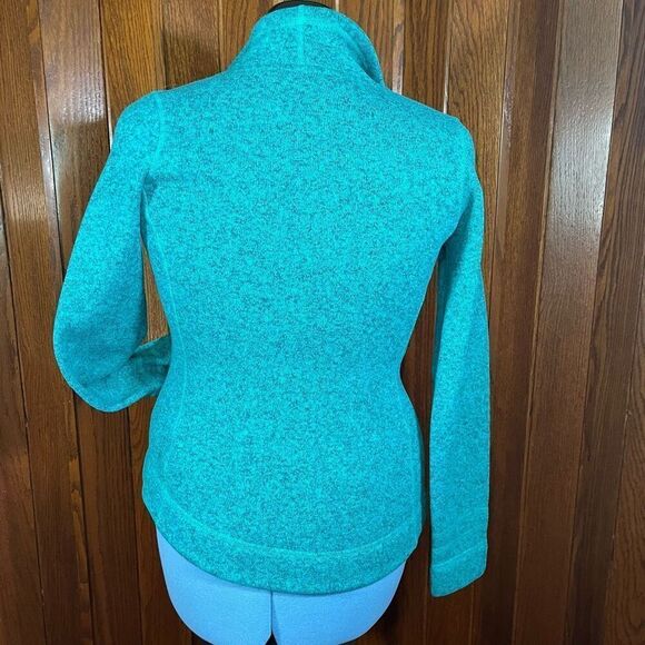 The North Face Women's Crescent Full Zip Jacket Green/Blue Size Small - Picture 2 of 5